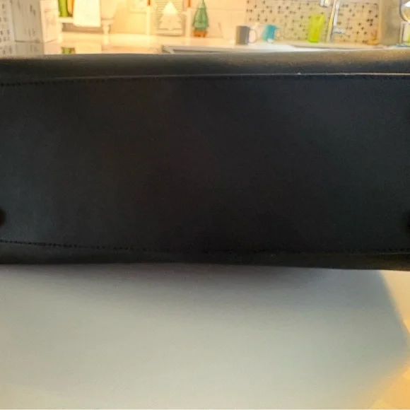 Michael Kors Black Satchel with Silver Accents - Picture 3 of 5